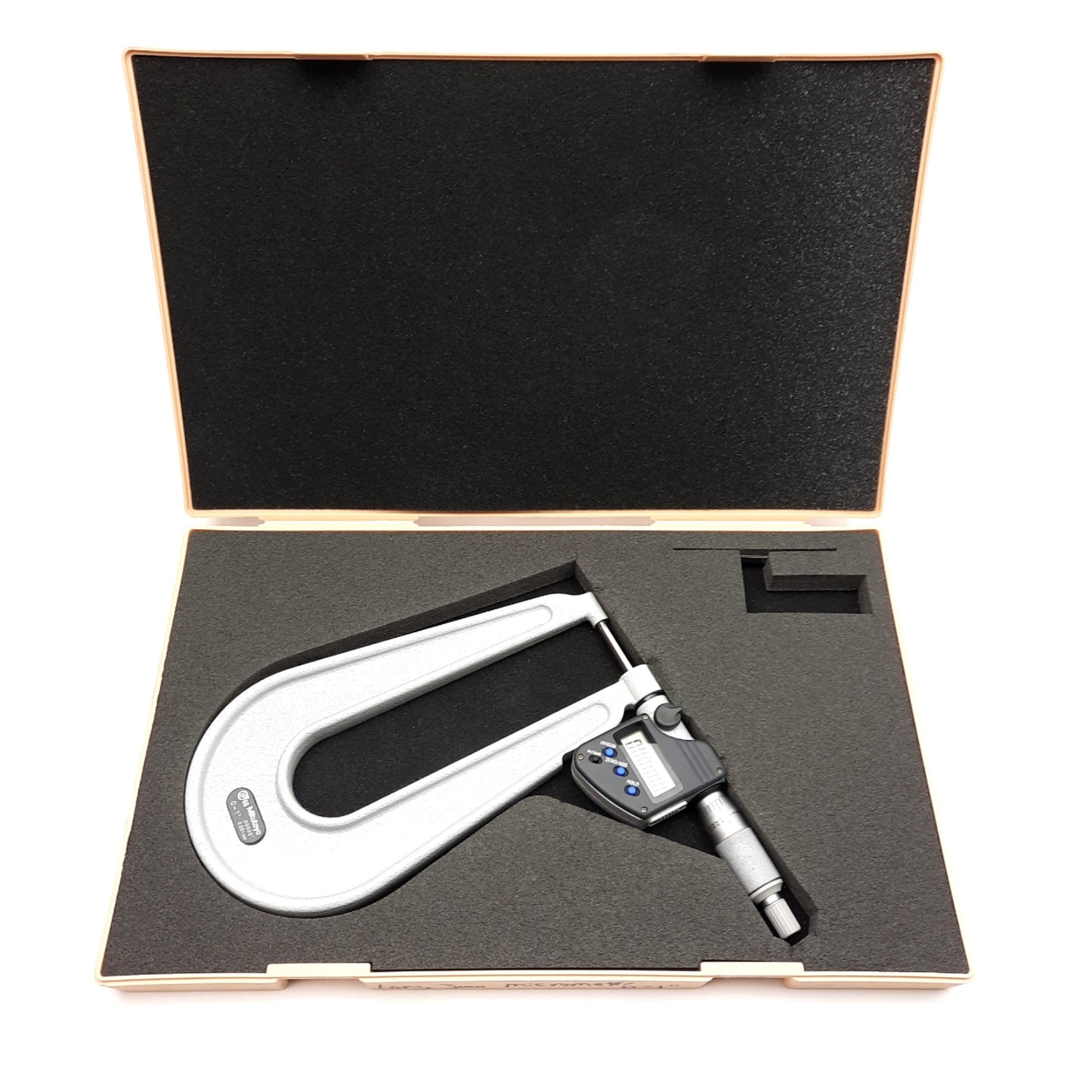 Used Mitutoyo 389-351 Digital Micrometer 0-1in Range, 0.00005in Resolution, ±0.0002in
