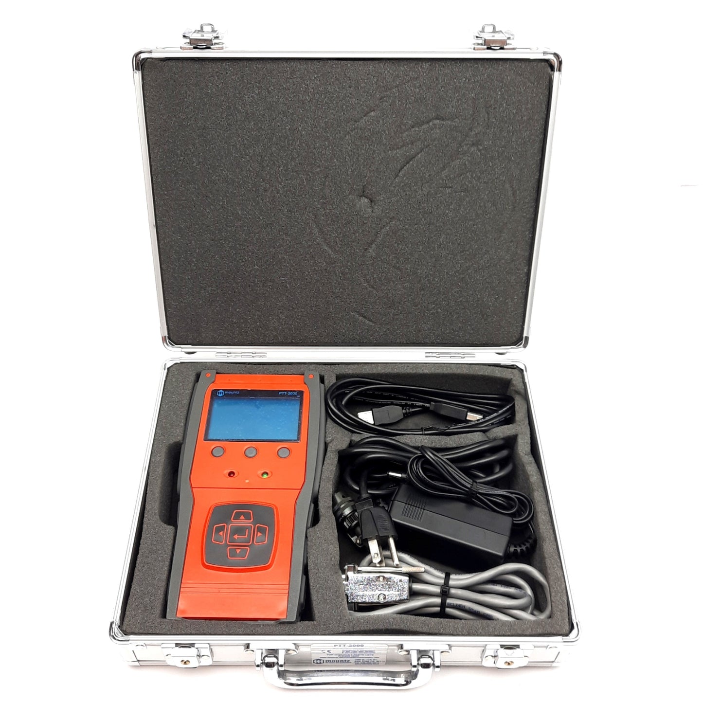 Used Mountz PTT-2000 Torque & Angle Analyzer, ±0.5-1.0%, D-Sub 15-Pin, USB-B, 10VDC