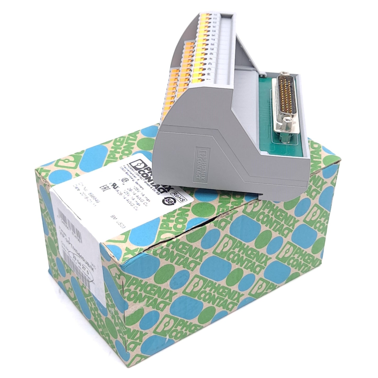 New Phoenix Contact VIP-3/PT/HD44SUB/M 2904270 Terminal Block Interface Module