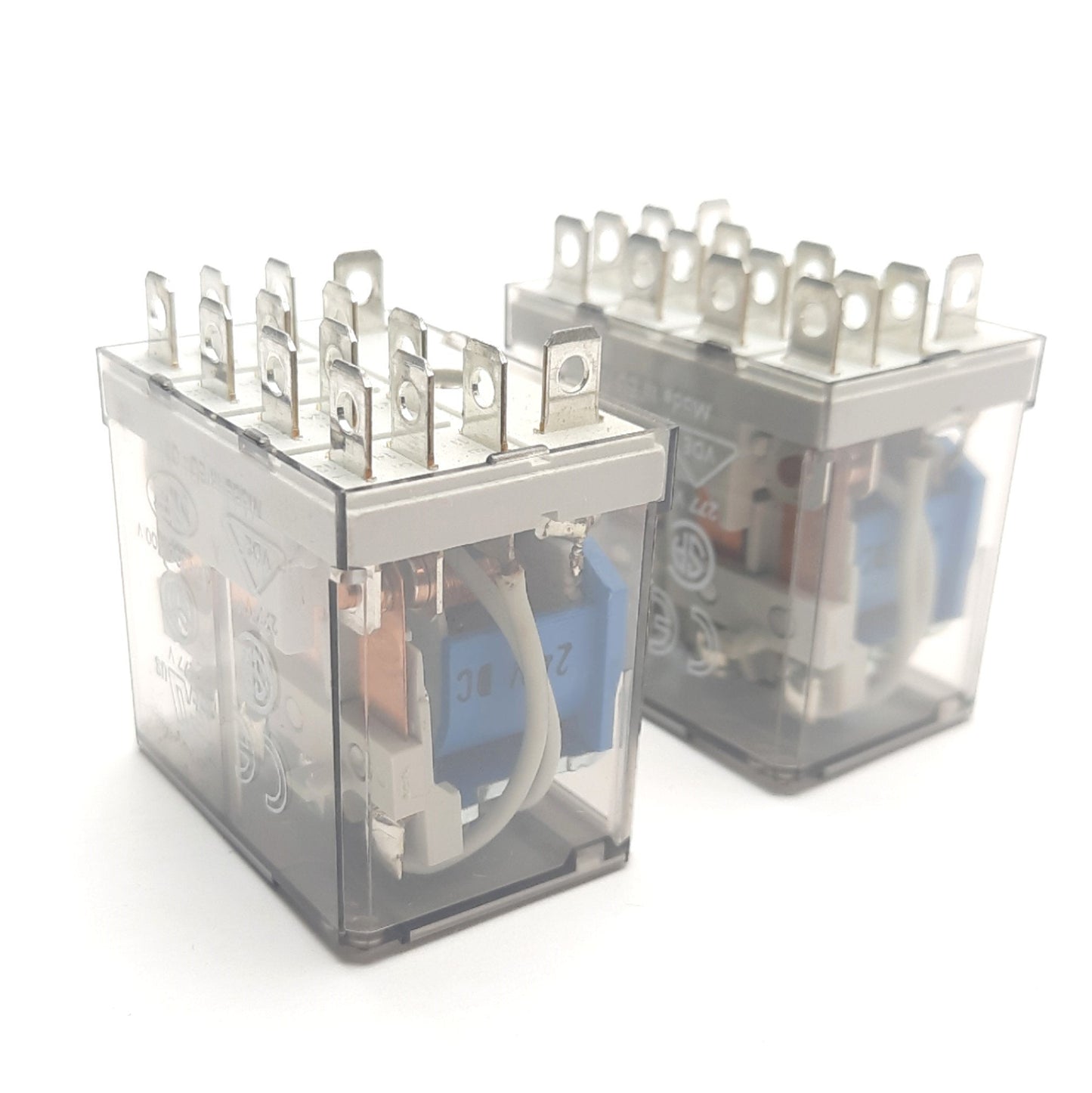 New – Open box Lot of 2 Finder 56.34.9.024.000 Relays 12A/250VAC 4PDT, 24VDC Coil