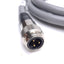 New Mencom MINH-3MP-2M Cordset, 3-Pin 7/8-16UN2 Male to Flying Leads, 600V 18A, 2m