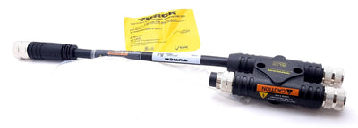 New Turck BH-BKM/BSM/2BKM 44-193-0.2 Big H Splitter Cable 3 Branch M16 600V 15A