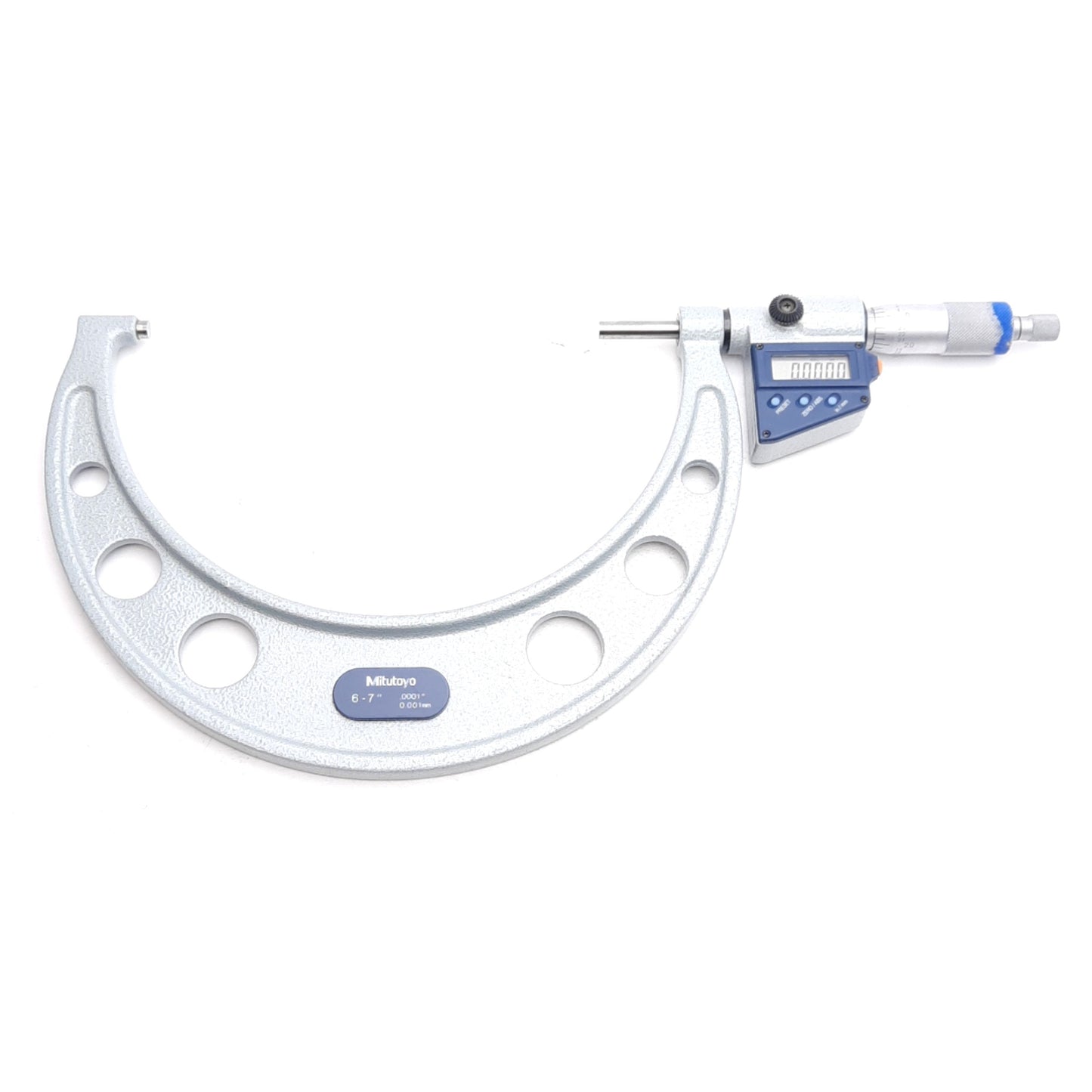 Used Mitutoyo 293-753-30 Digital Outside Micrometer, 6-7in Range, 0.0001in Resolution
