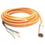 New 406234 Servo Power Cable M23 8-Pin Round Female to x6-Flying Leads, 10m Length