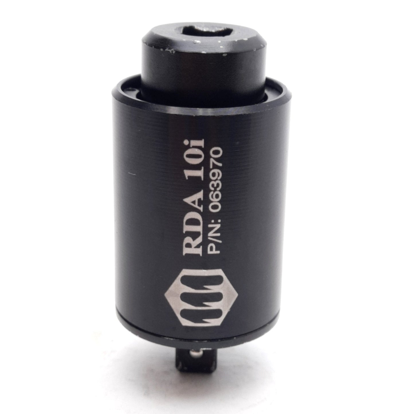 Used Mountz 063970 RDA-10i Run Down Adapter, 1-10lbf.in, 1/4in Square Drive