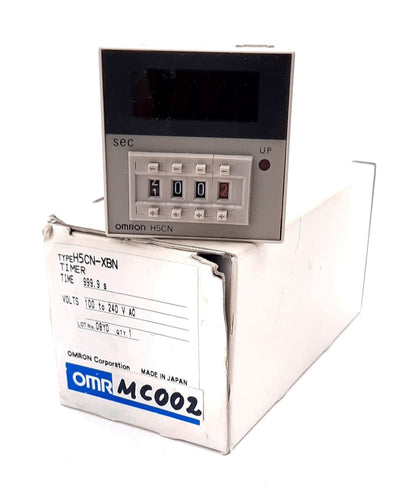 New Omron H5CN-XBN On-Delay Time Delay Relay SPDT 100-240VAC 3A @ 250VAC 8 Pin