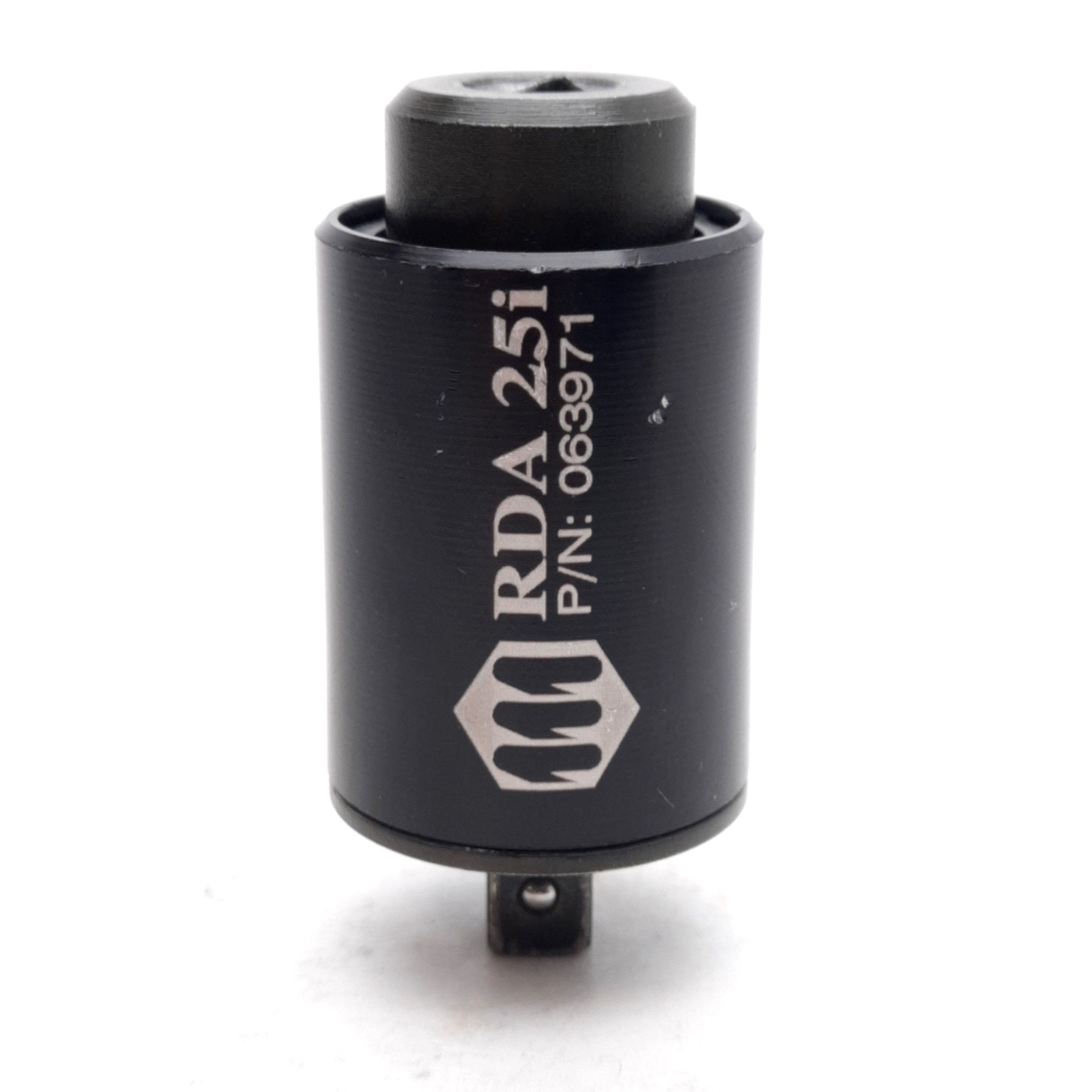 Mountz 063971 RDA-25i Run Down Adapter, 2.5-25lbf.in, 1/4in Square