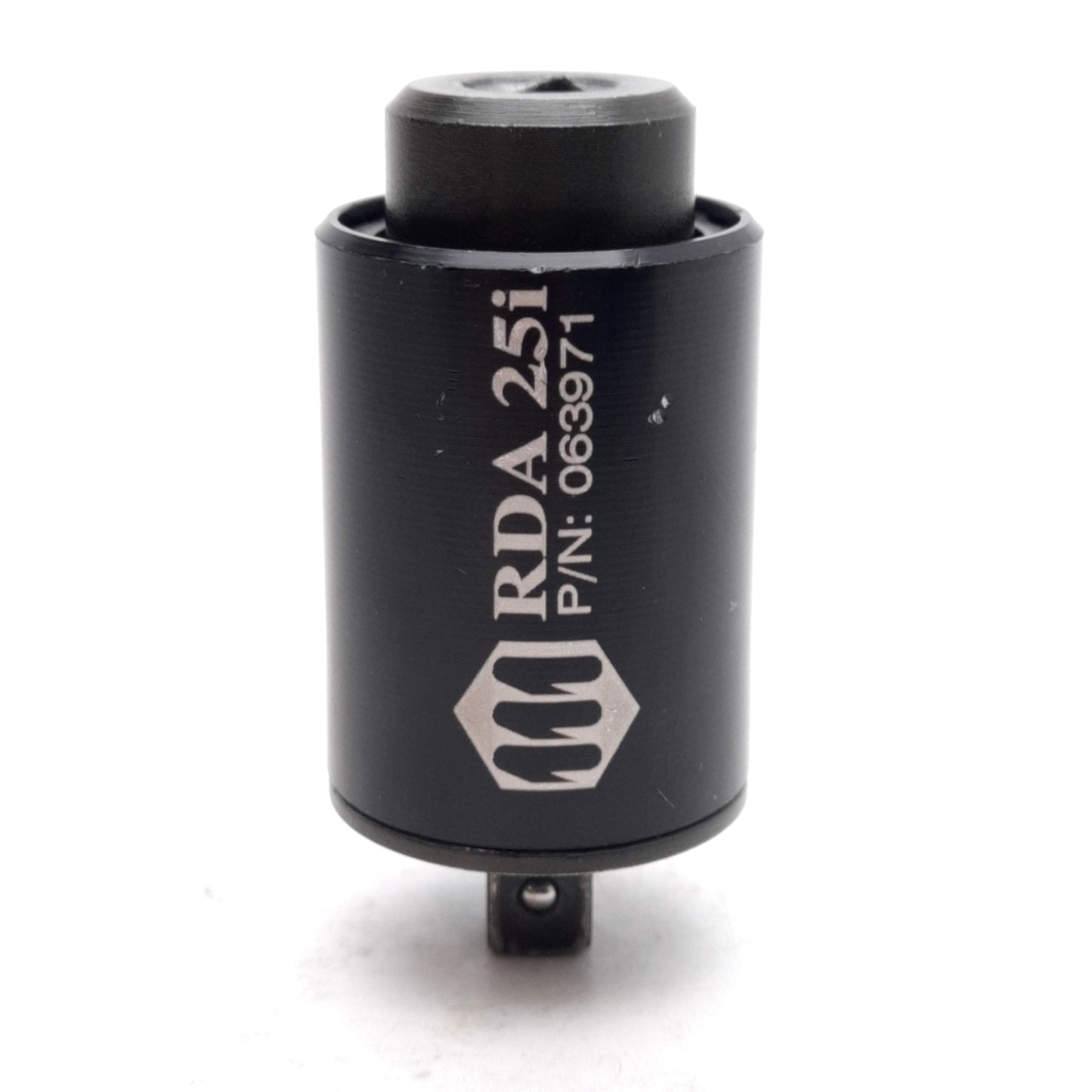 Used Mountz 063971 RDA-25i Run Down Adapter, 2.5-25lbf.in, 1/4in Square Drive