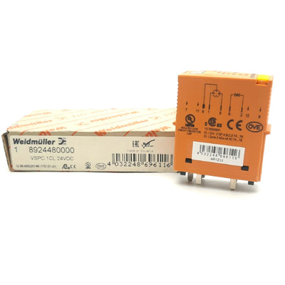 New – Open box Weidmuller 8924480000 Surge Protection Plug For Use With VSPC BASE,1CL, 24VDC