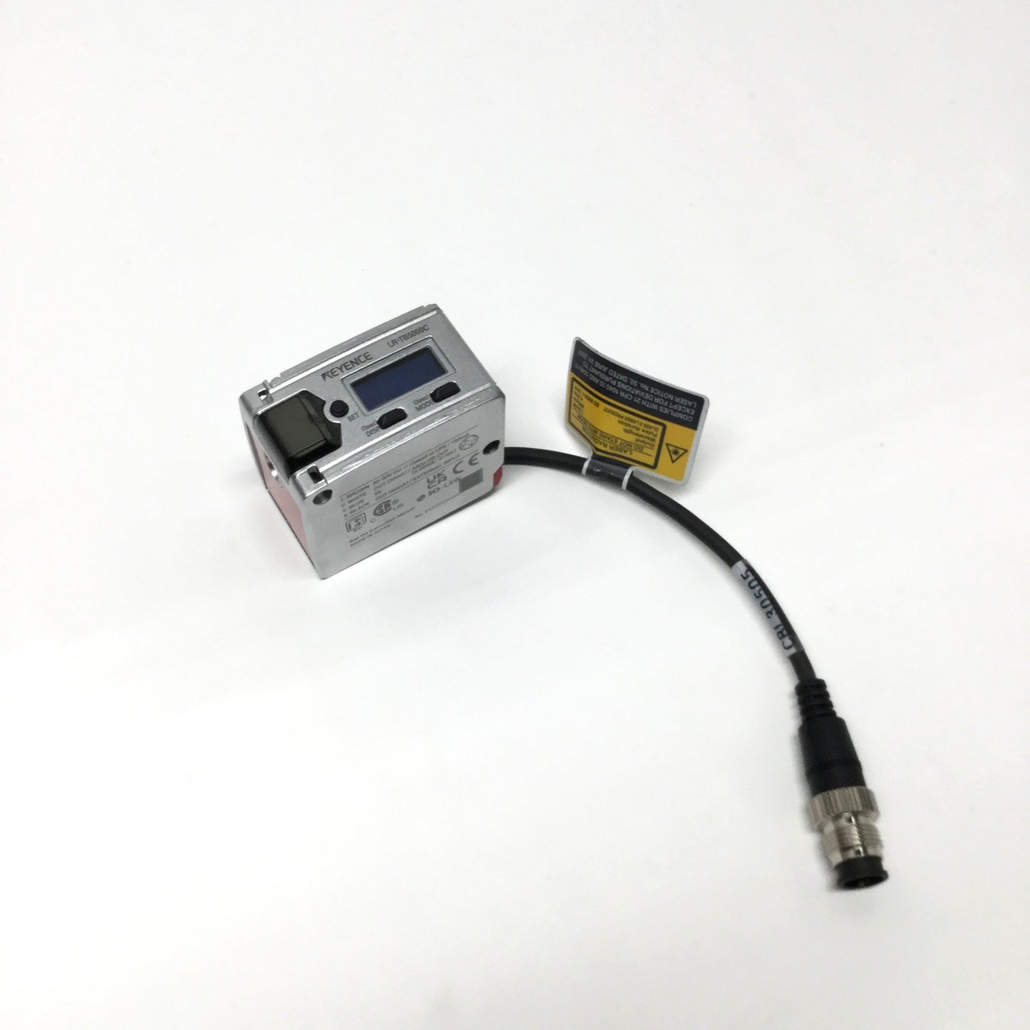 Used Keyence LR-TB5000C Long-Distance Laser Detection Sensor, 20-30VDC, 60 to 5000mm