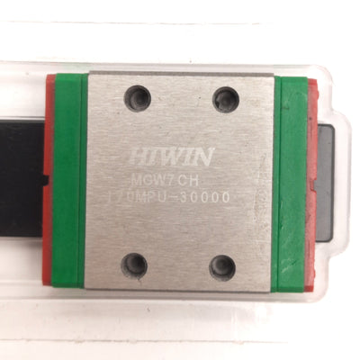 New – Open box Hiwin MGW7CH Linear Guideway Block, 31mm x 25mm x 9mm, 0.98kN, M2x6 Thread