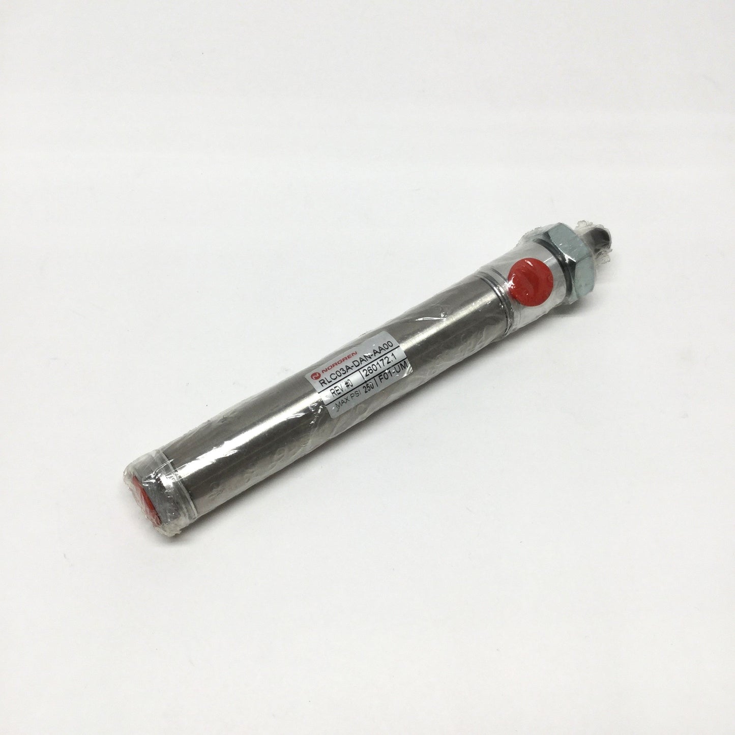 New Norgren RLC03A-DAN-AA00 Double-Acting Air Cylinder, 3" Stroke, 3/4" Bore