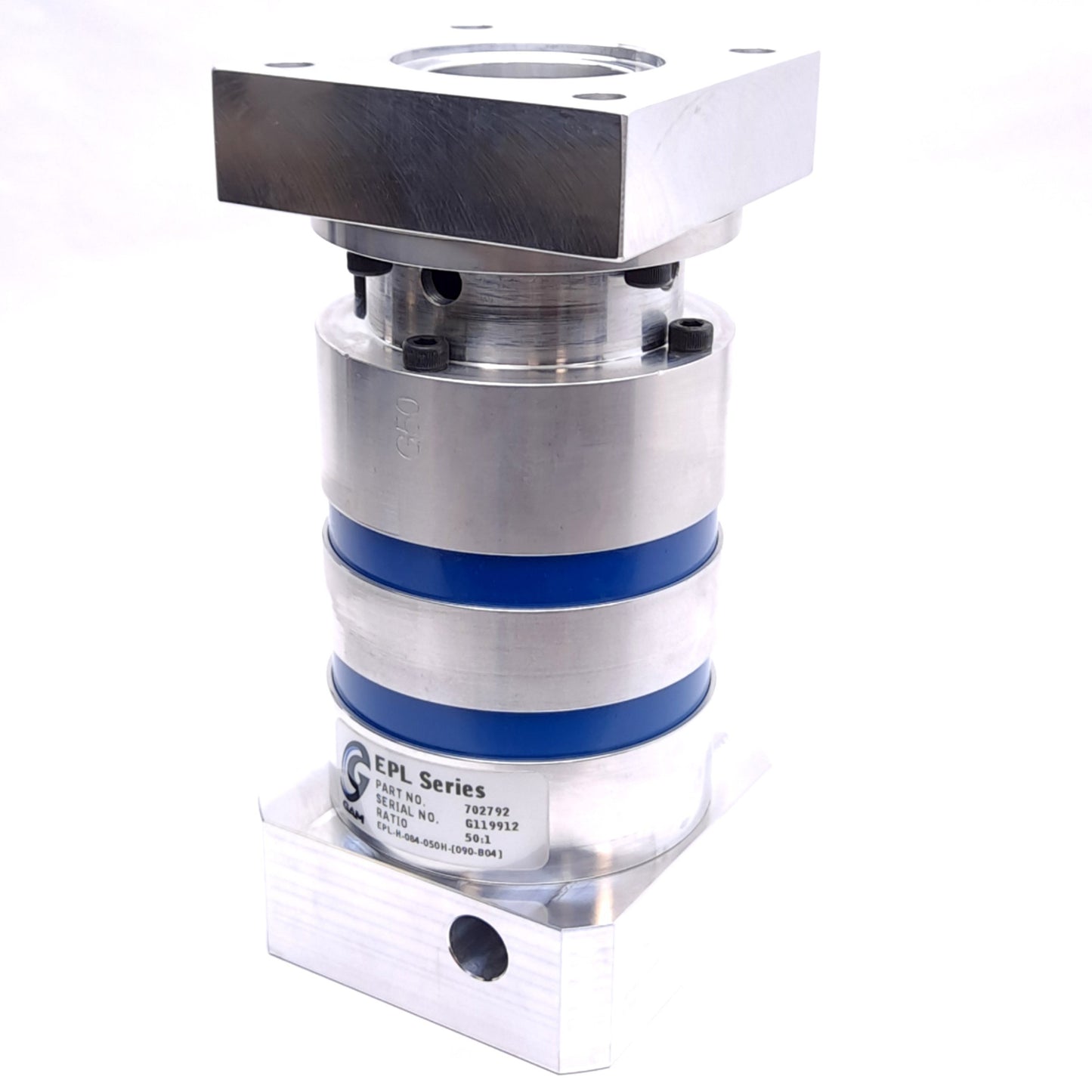 New – Open box GAM Enterprises EPL-H-084-050H Planetary Gearbox, 50:1 Ratio, 90mm x 90mm Flange