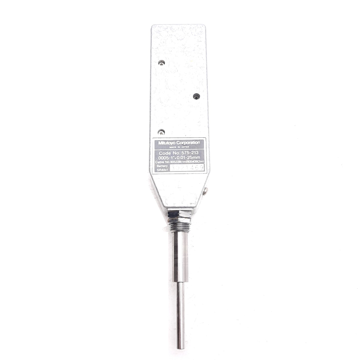 Used Mitutoyo 575-213 Absolute Digimatic Indicator, 0.0005-1in, 0.0005in Resolution