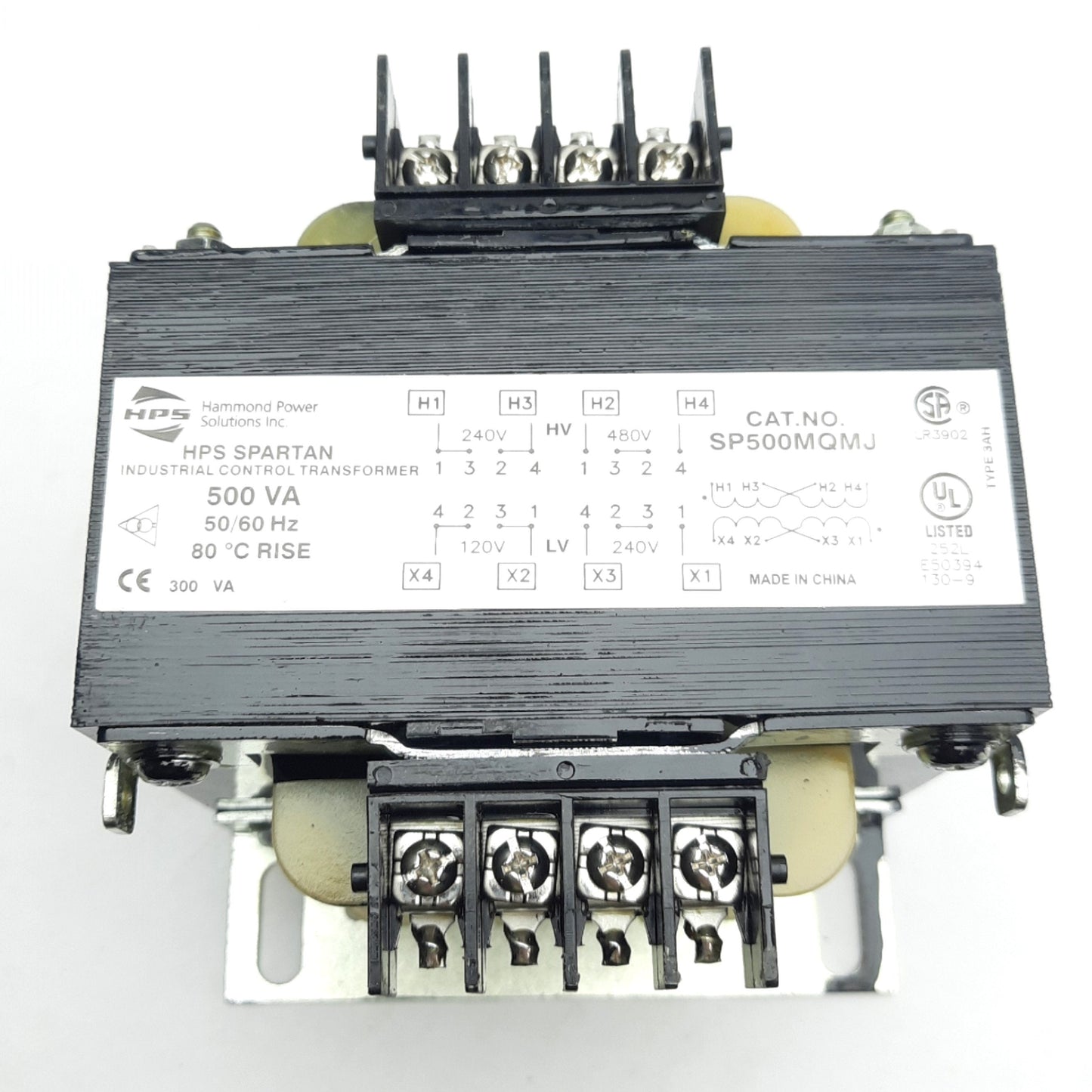 New Hammond SP500MQMJ Power Transformer 110/240VAC Primary, 220/440VAC 2ndary, 500VA