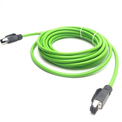 New Molex E66A06011M060 Ethernet Double-Ended RJ45 Cordset, 22 AWG, 6m, Shielded PUR