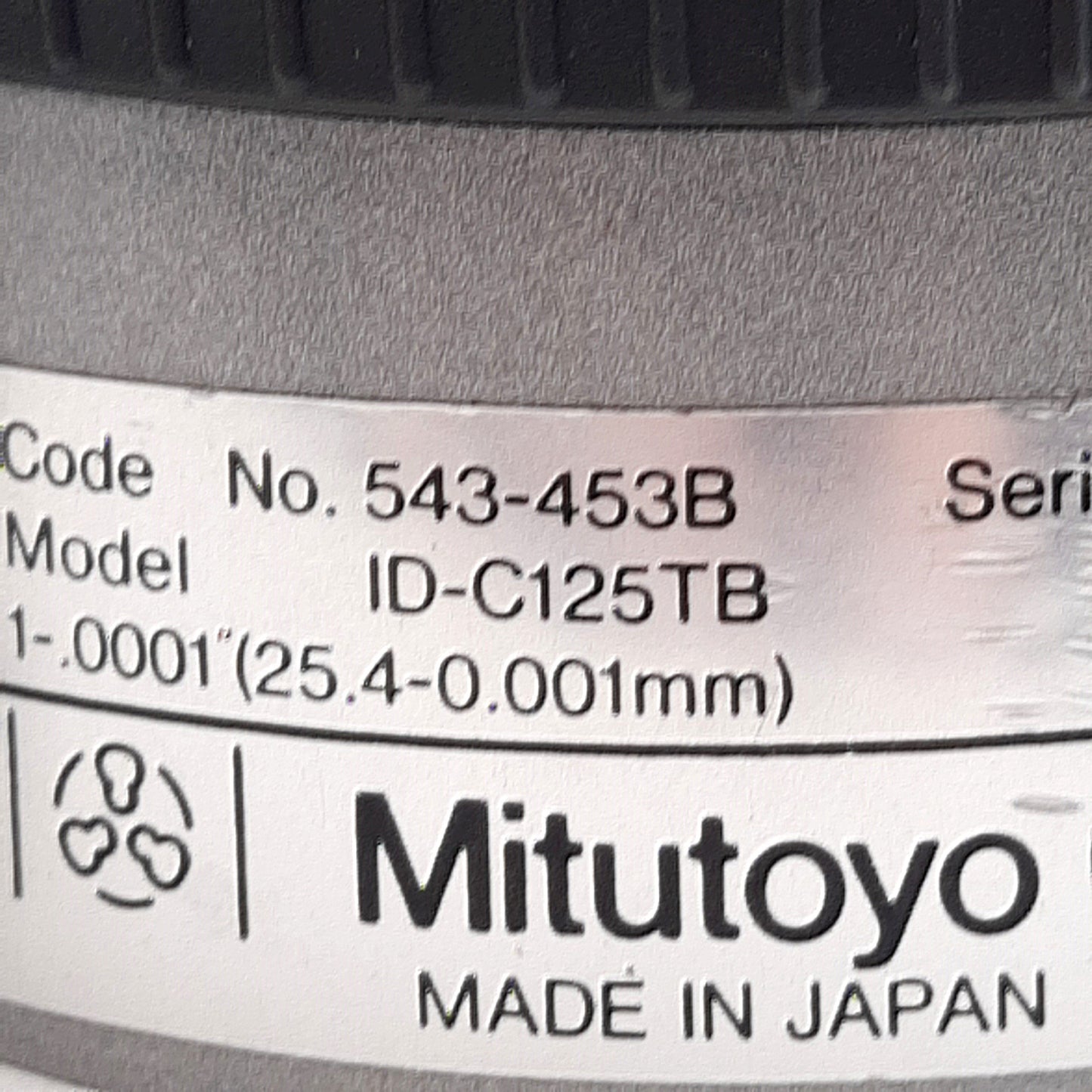 Used Mitutoyo 543-453B Absolute Digimatic Indicator, 0-1in, 0.0001in Resolution