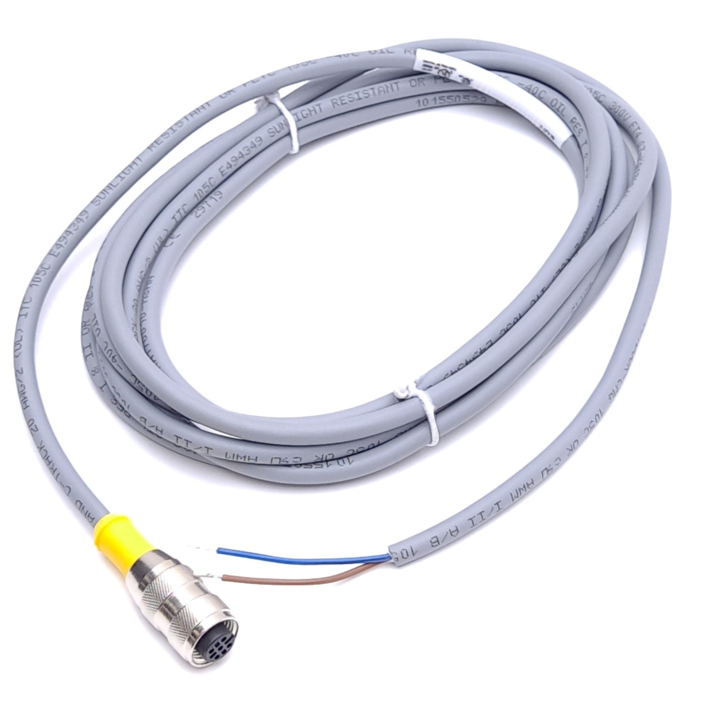 New Turck RK 4.2T-3 U2170-04 Cable, M12 4-Pin Female to Flying Leads, 3m Length