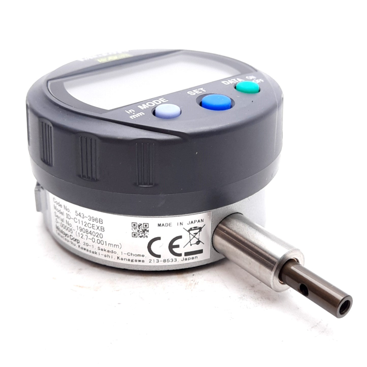 Used Mitutoyo 543-396B Digimatic Indicator, 0.5-0.00005in, 0.00005in Resolution