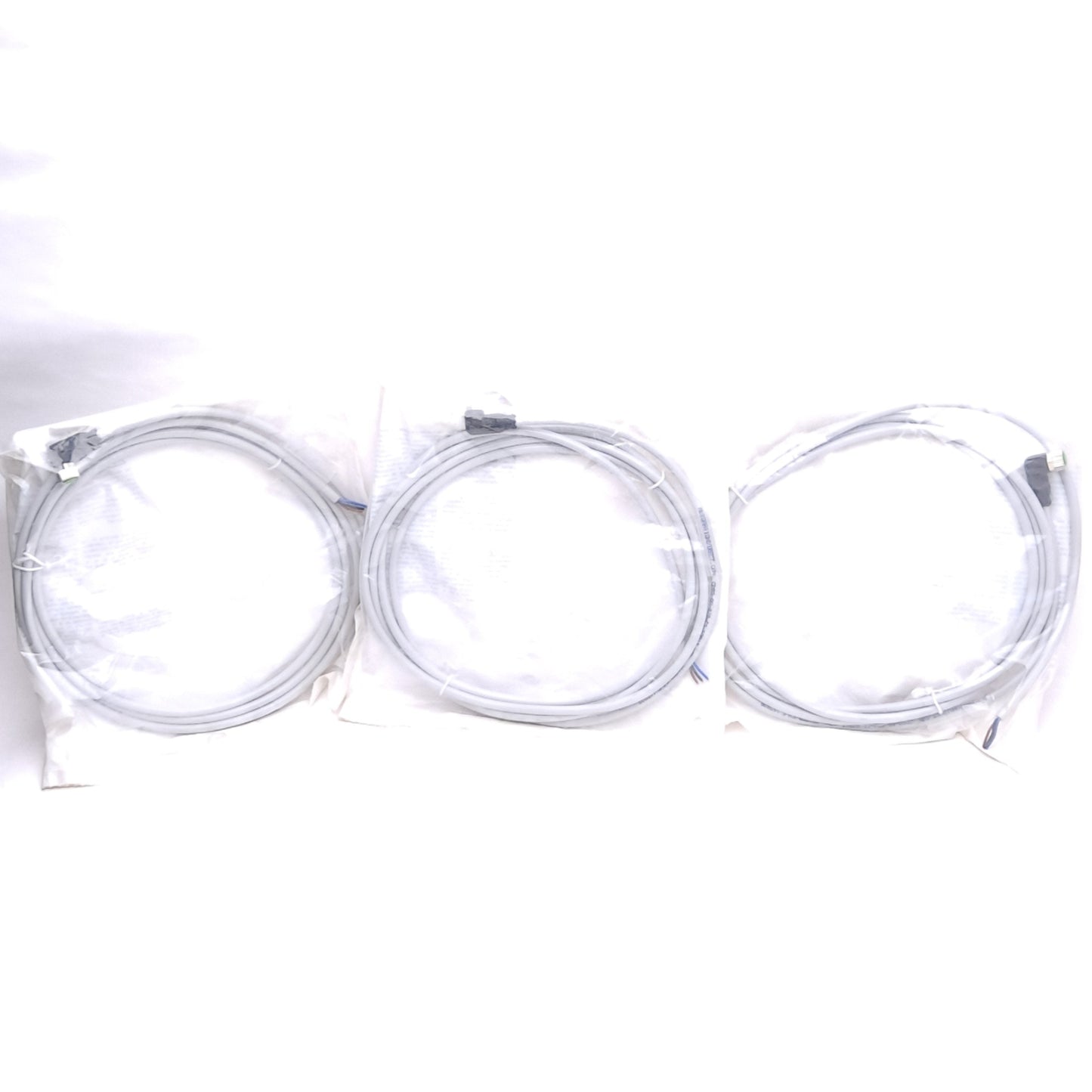 New Lot of 3 Automation Direct CD08-0A-020-C1 Cable, M8 3-Pin Female to Flying Leads