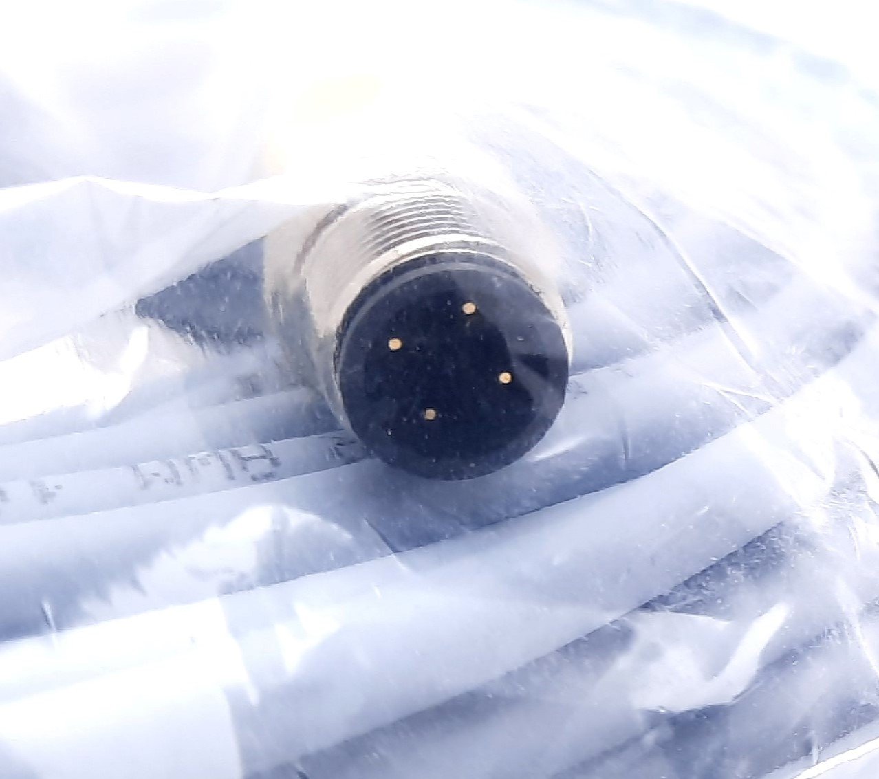 New Turck RS 4.4T-10 Actuator and Sensor Cable Cordset M12 4 Pin Male 250V 4A