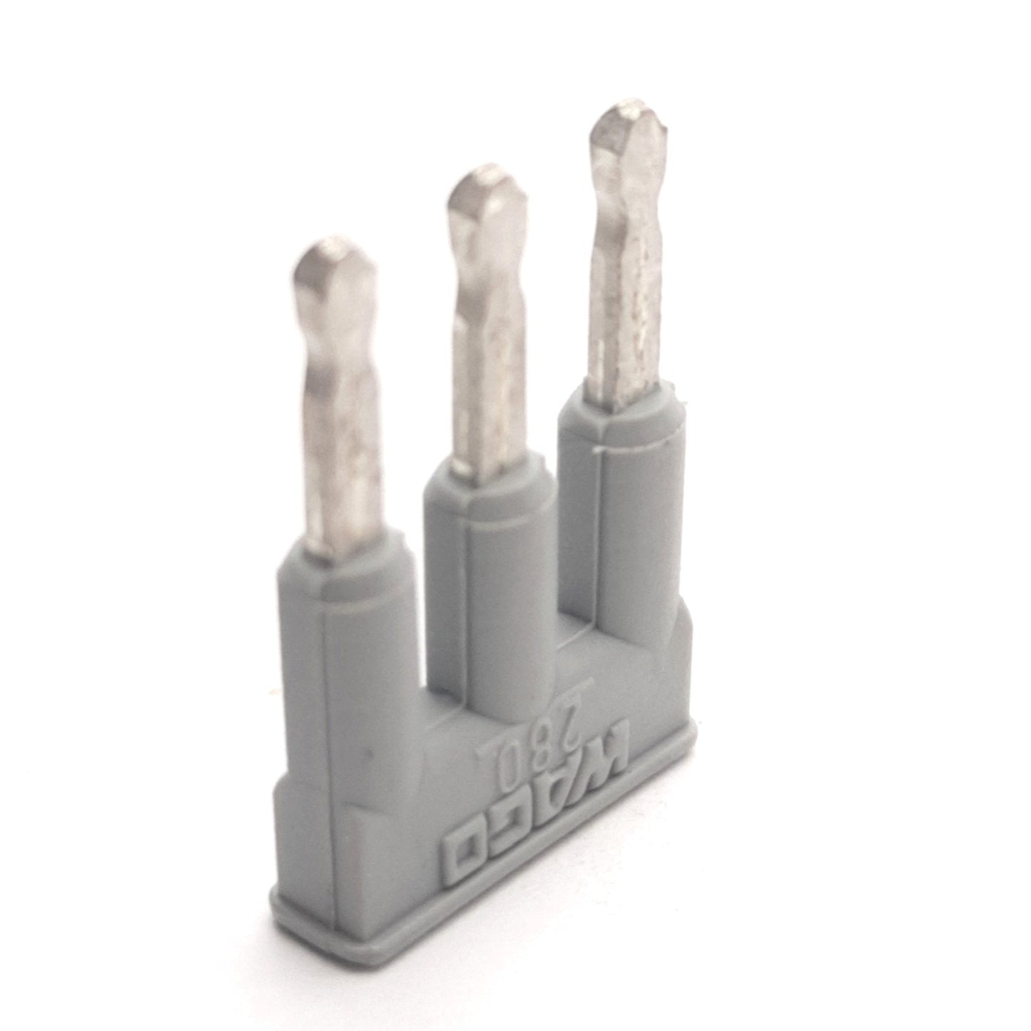 New – Open box Lot of 10 WAGO 280-483 Insulated Comb Jumper, 3-Position, Flat Pins