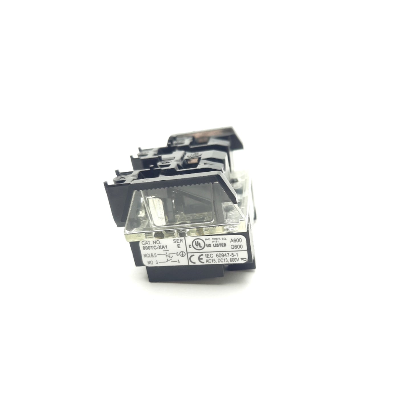 New Allen Bradley 800TC-XA1 Shallow Contact Block 1 N.O., 1 N.C.L.B., 30mm, 600V