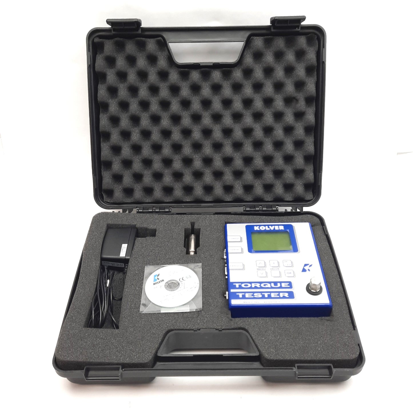 Used Kolver K5 Digital Torque Tester, 2.7-44.3in-lbs Range, RS-232C Serial, 15VDC