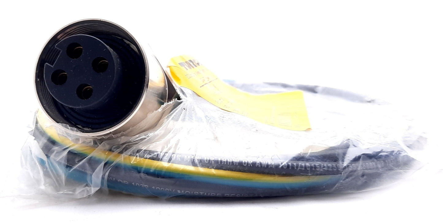 New Turck GKDF 40-1M/14.5/NPT/S3063 Panel-Mount Receptacle Bulkhead Connector 600VAC