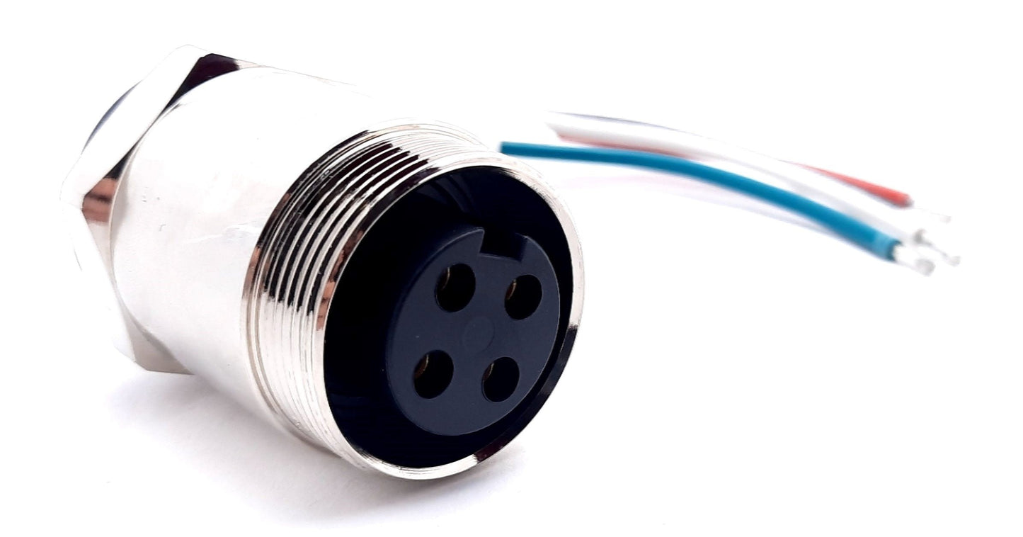 New Turck GXDF 42-0.2M/14.5/NPT PROFINET Panel-Mount Receptacle Bulkhead Connector