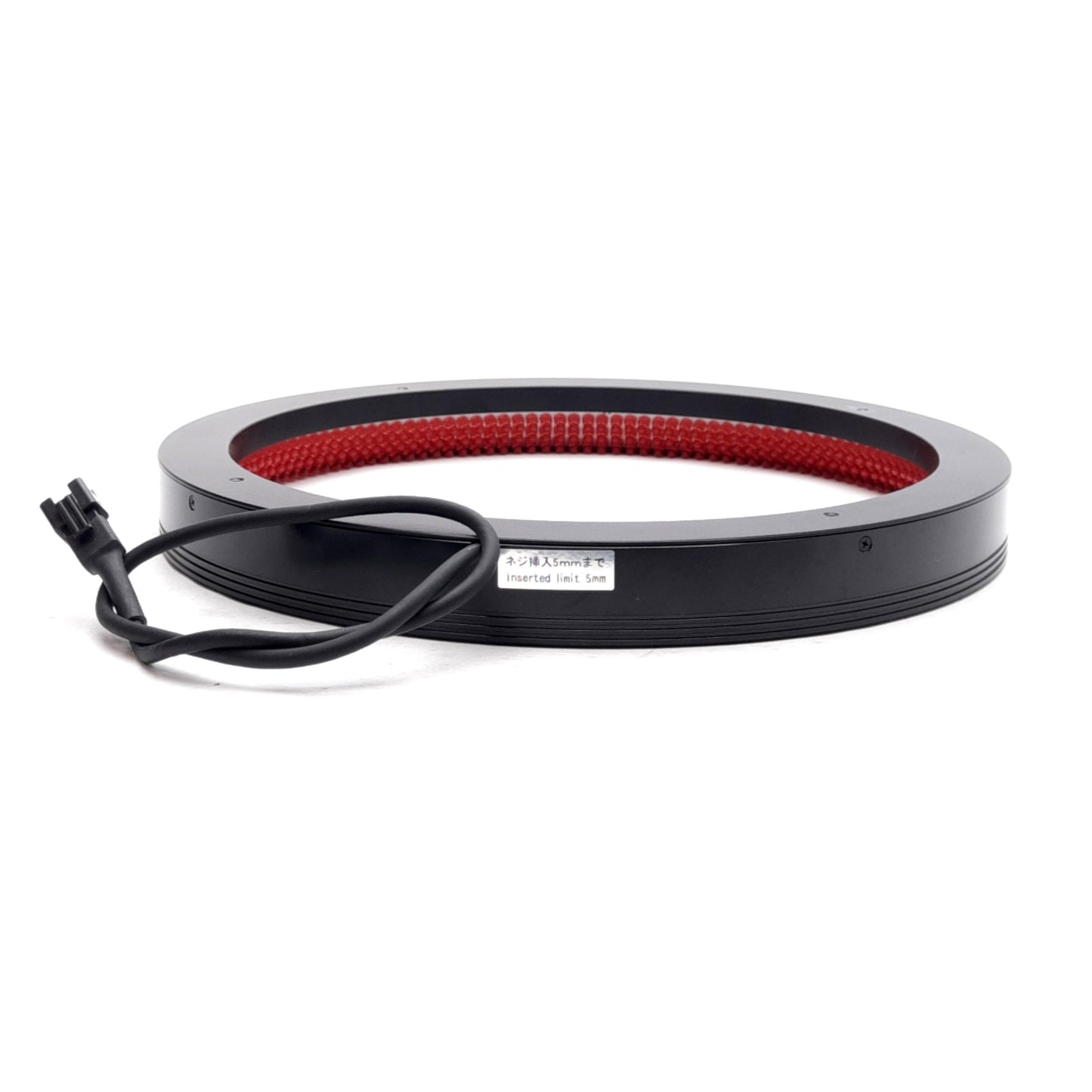 Used CCS LDR-208RD2-LA Low Angle Ring Light, Red, ø208mm OD, 22W, 24VDC, SMR-03V-B