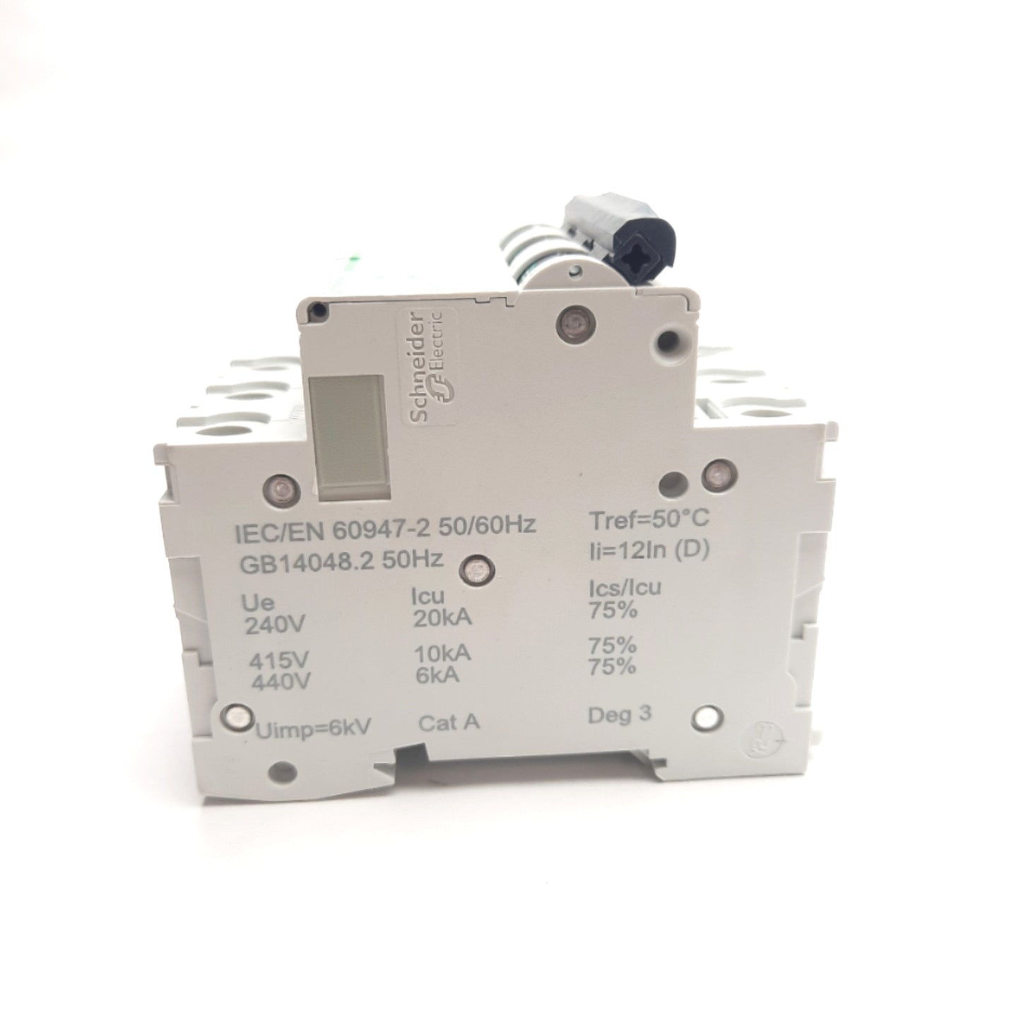 New – Open box Schneider Electric M9F12320 Miniature Circuit Breaker Multi9 C60N, 3-Pole, 20A