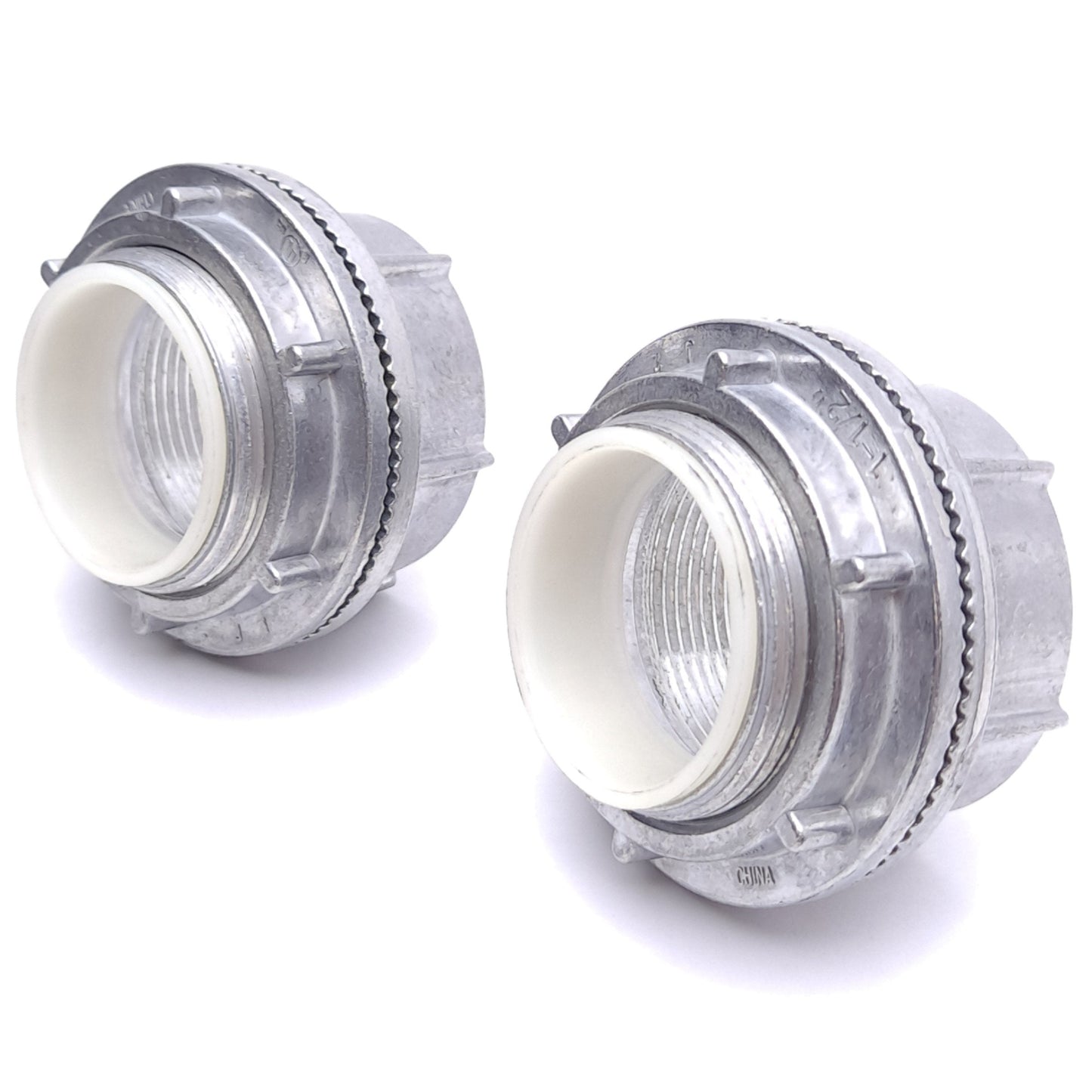 New – Open box Lot of 2 Appleton HUB150A Watertight Conduit Hub, ø1.5in Trade Size, Aluminum