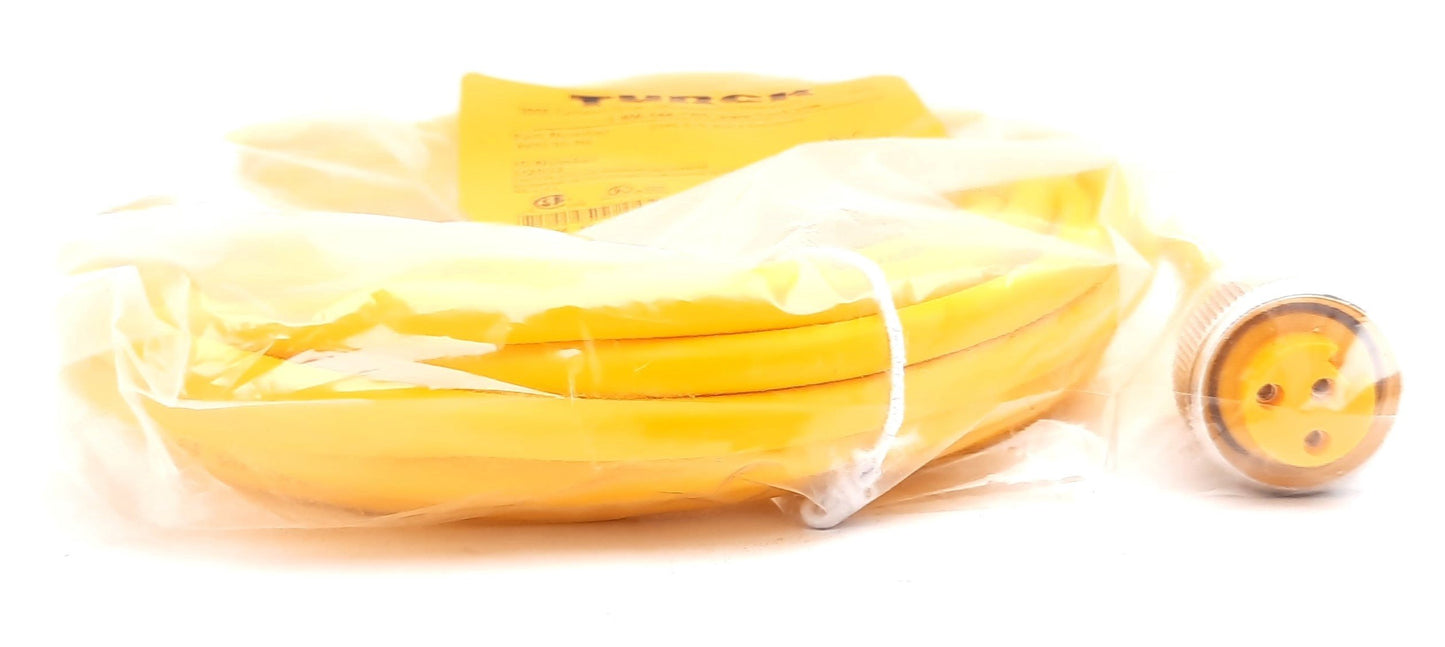 New Turck RKM 30-7M Actuator and Sensor Cable Cordset 7m 600VAC 9A 3-pin 7/8"-16