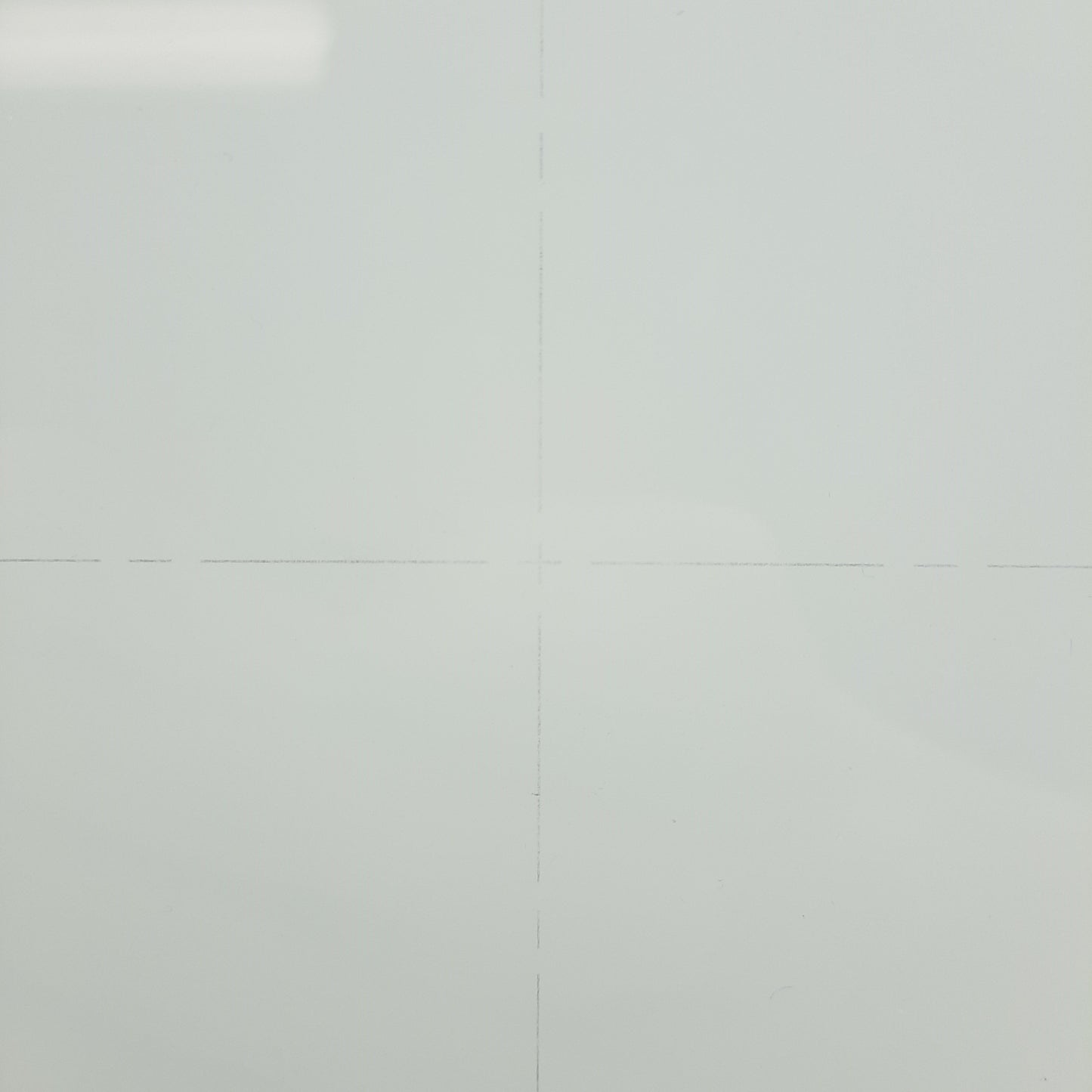 Used OGP Optical Comparator Glass Face Plate ø20-3/16in, 90° Faded Markings *Scratch*