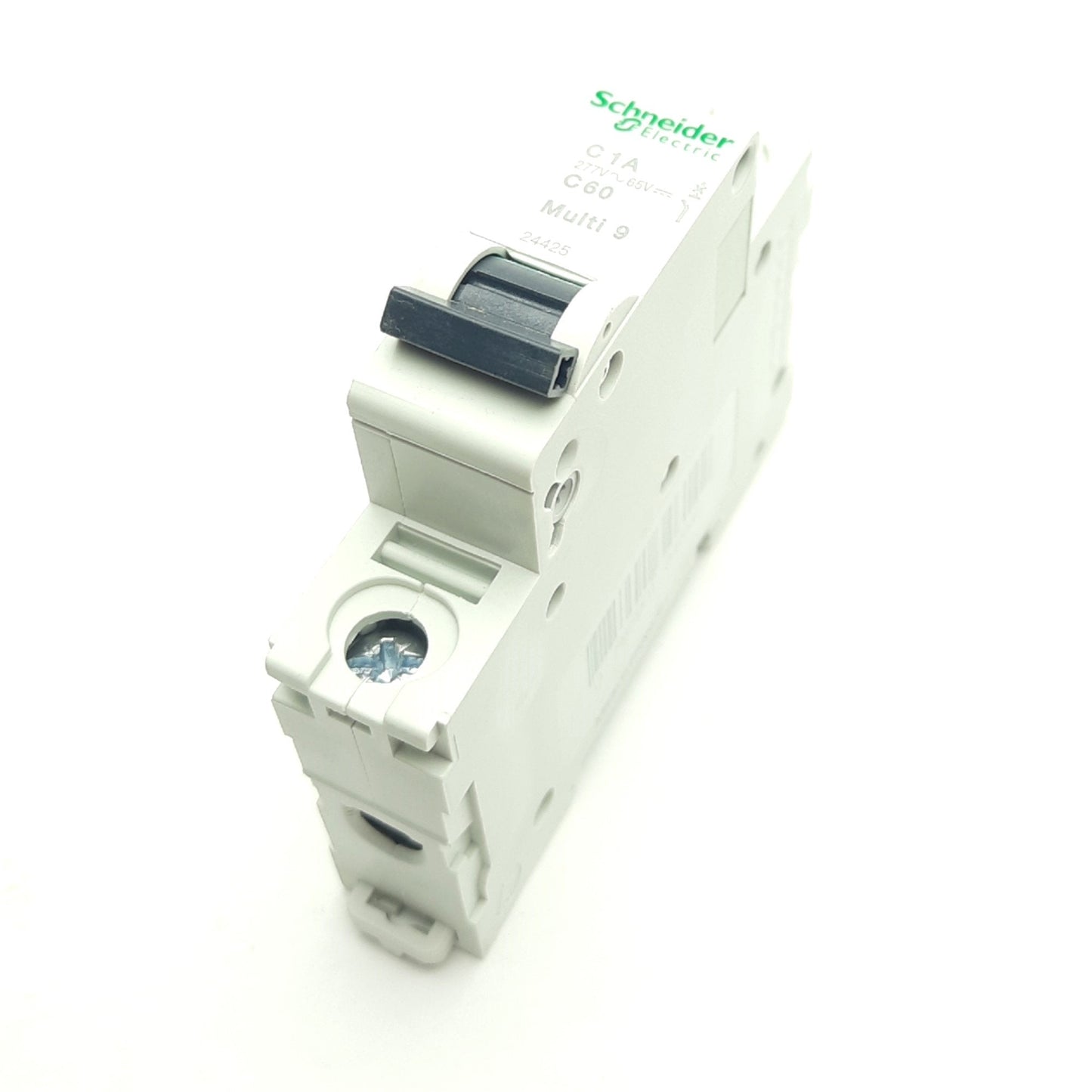 New – Open box Schneider Electric 24425 Miniature Circuit Breaker, 277V AC / 65V DC, 1A