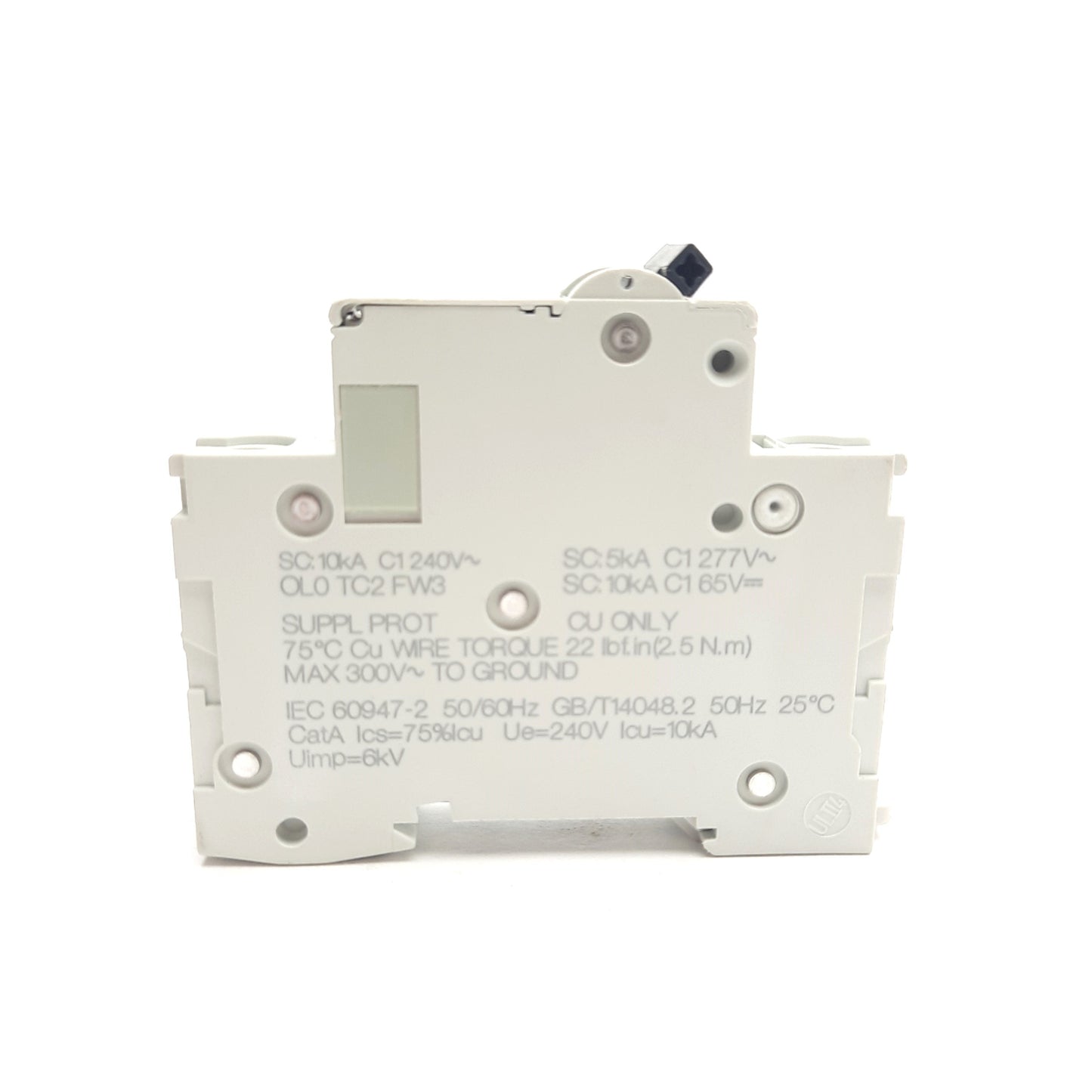 New – Open box Schneider Electric 24425 Miniature Circuit Breaker, 277V AC / 65V DC, 1A