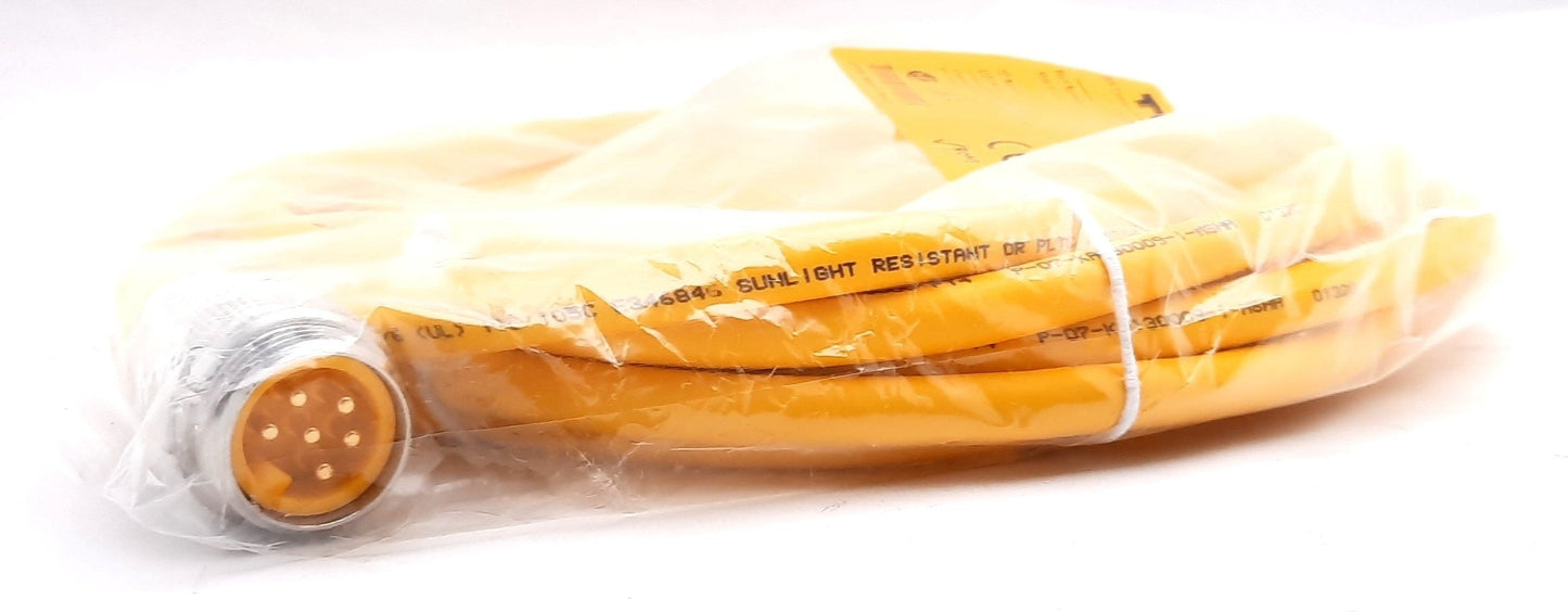 New Turck RSM 61-5M Actuator and Sensor Cable 600VAC 8A 6 Pin 6 Pin Male 7/8"-16