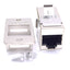 New Lot of 2 L-com ECF504-SC5E Cat5e RJ45 Coupler, Panel Mount, RJ45 Female