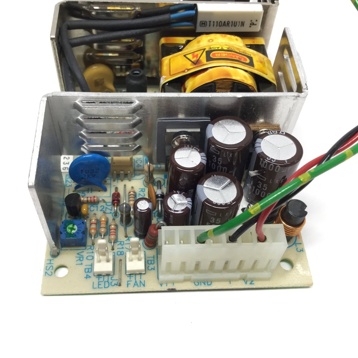 Used Skynet SNP-9069 Double Output Power Supply 115-230VAC In, 5/24VDC 0.5/2.5A Out