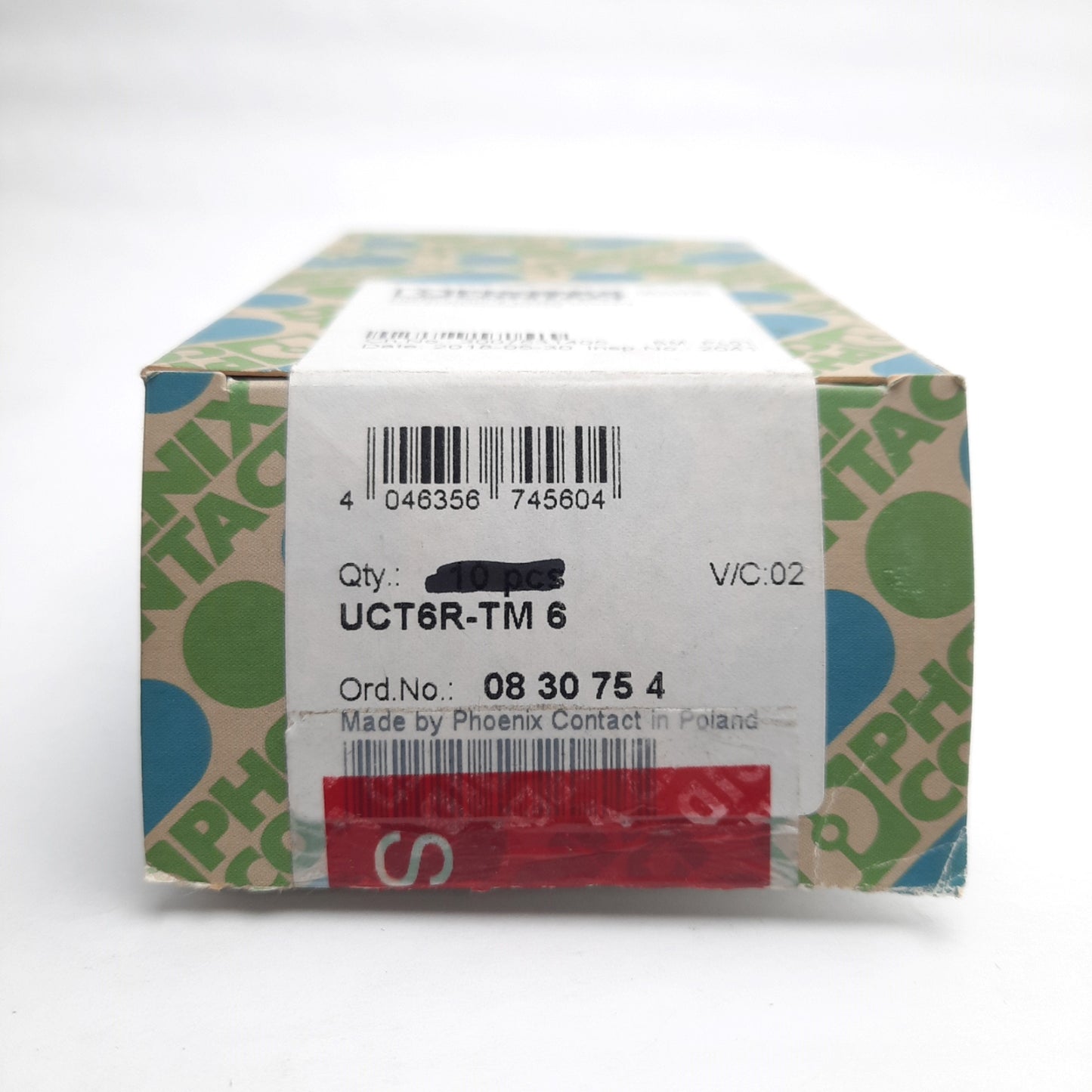 New – Open box Lot of 9 Phoenix Contact UCT6R-TM 6 Marker for Terminal Blocks, 6mm Block Width