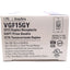 New Lot of 3 Cooper Wiring VGF15GY GFCI Duplex Receptacle 125VAC 15A, 2-Pole, 3-Wire