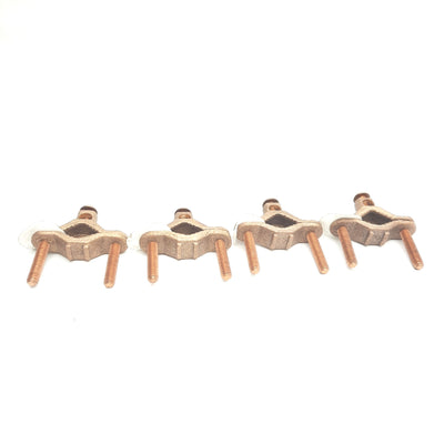 New – Open box Lot of 4 NEER GC-1-DB Ground Clamps, 1/2-1" Trade Size, 2.28 x .32 x .7-17.80 in