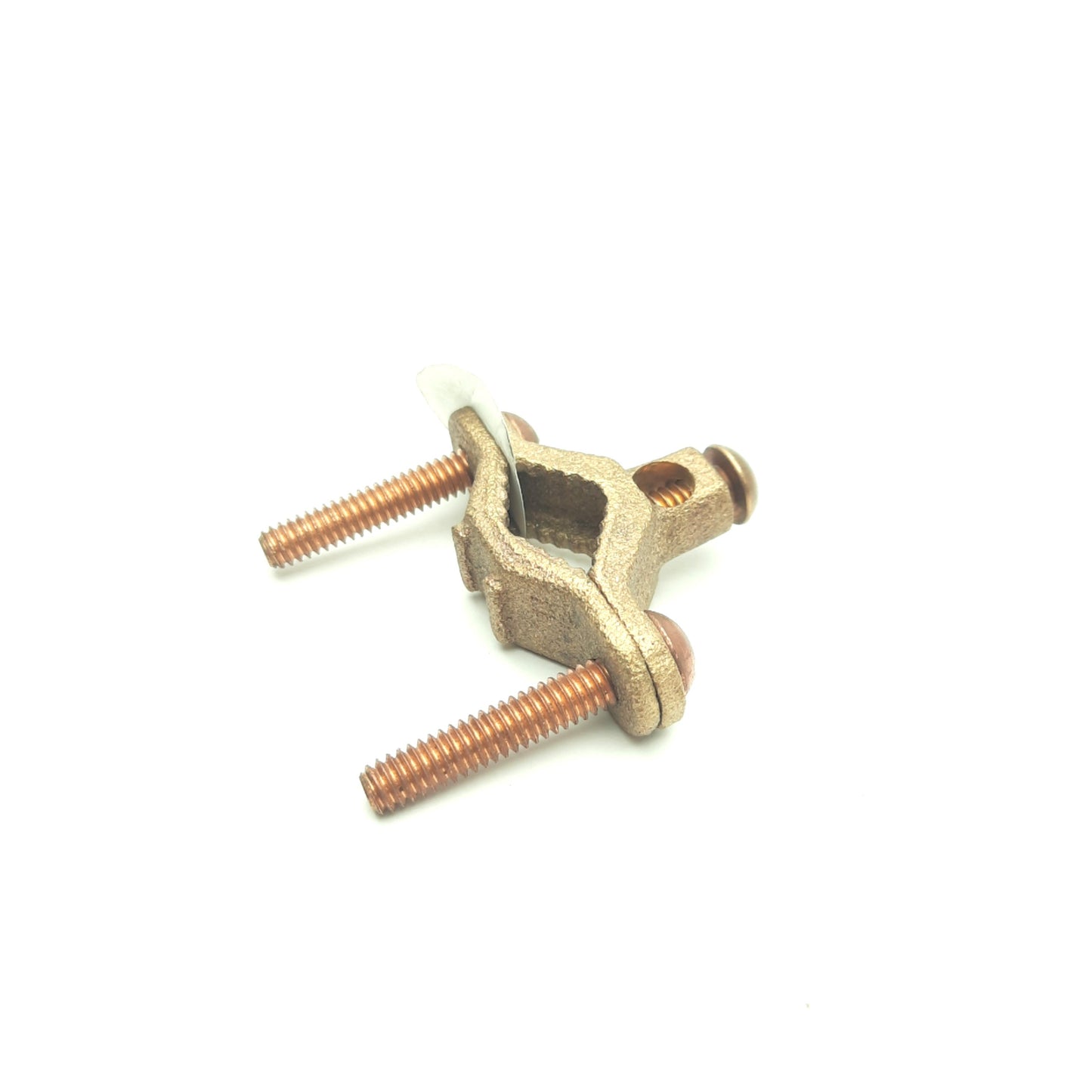 New – Open box Lot of 4 NEER GC-1-DB Ground Clamps, 1/2-1" Trade Size, 2.28 x .32 x .7-17.80 in