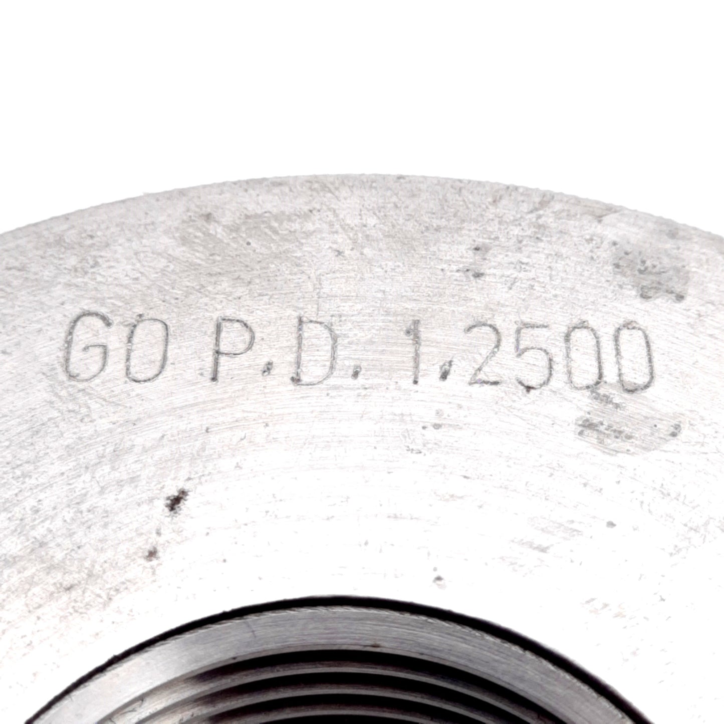 Used 1.3041-12 NS Special Thread Ring Gage, GO Only, P.D. = 1.2500in, 12 TPI