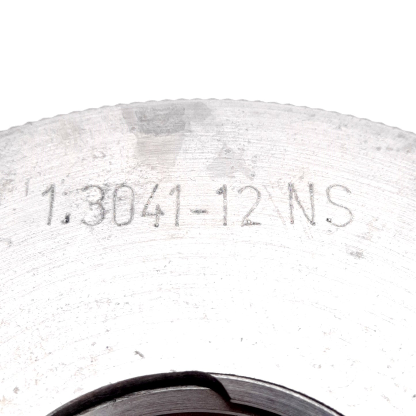 Used 1.3041-12 NS Special Thread Ring Gage, GO Only, P.D. = 1.2500in, 12 TPI