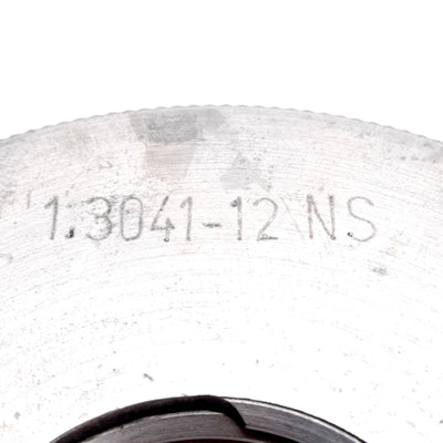 Used 1.3041-12 NS Special Thread Ring Gage, GO Only, P.D. = 1.2500in, 12 TPI