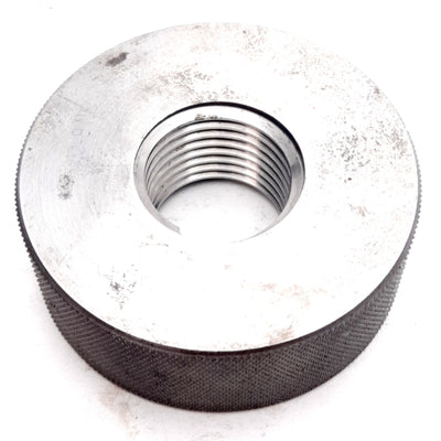 Used 1.3312-8 NS Special Thread Ring Gage, GO Only, P.D. = 1.2500inch, 8 TPI