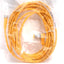 New Turck PKG 3M-5-WS 4T Actuator & Sensor Cordset 125VAC 4A 3 Pin M8 female