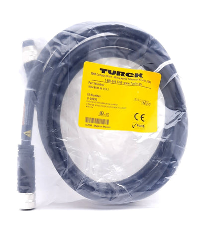 New Turck BSM BKM 44-193-2 Double-Ended Cordset Male Connector to Female Connector
